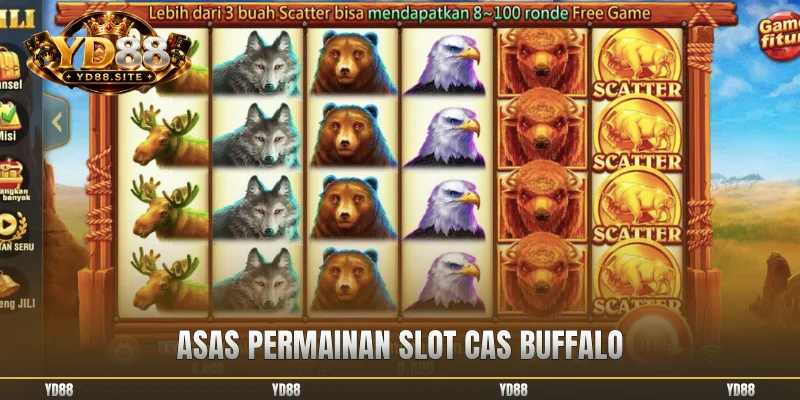 Asas permainan slot Cas Buffalo