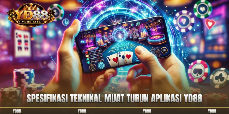 Spesifikasi teknikal muat turun aplikasi YD88