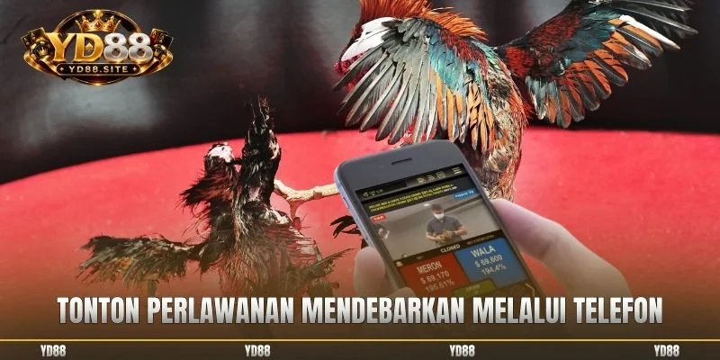 Tonton perlawanan mendebarkan melalui telefon