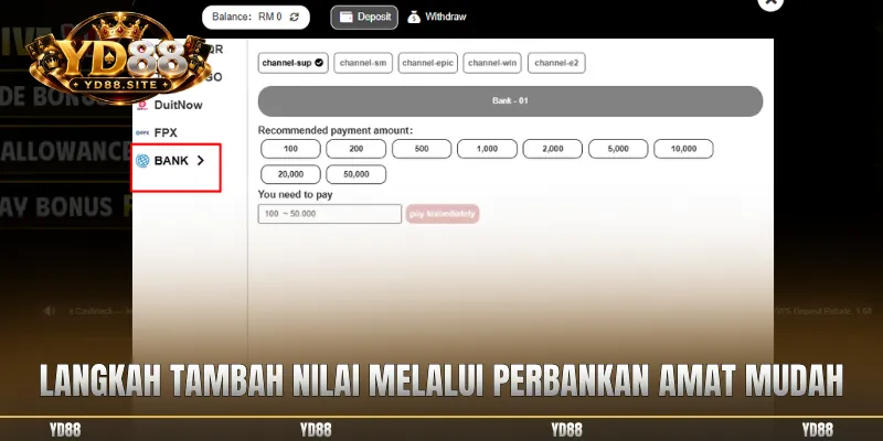 Langkah tambah nilai melalui perbankan amat mudah