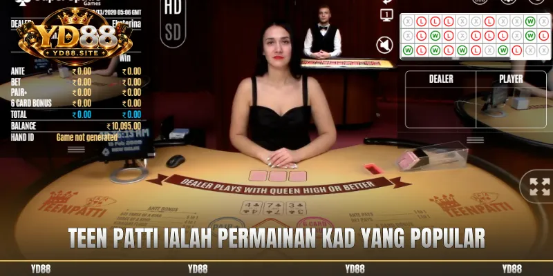 Teen Patti ialah permainan kad yang popular
