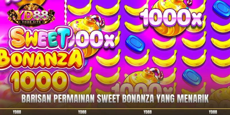Barisan permainan Sweet Bonanza yang menarik